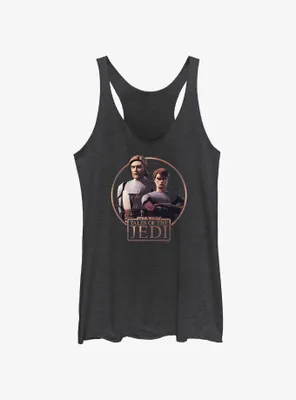 Star Wars: Tales of the Jedi Obi-Wan Kenobi and Anakin Skywalker Womens Tank Top