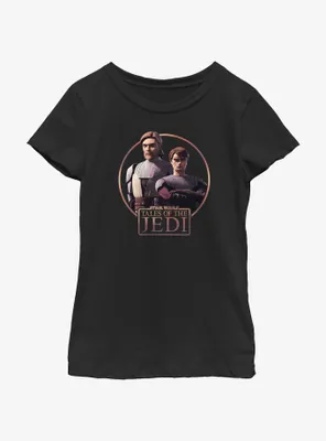 Star Wars: Tales of the Jedi Obi-Wan Kenobi and Anakin Skywalker Youth Girls T-Shirt