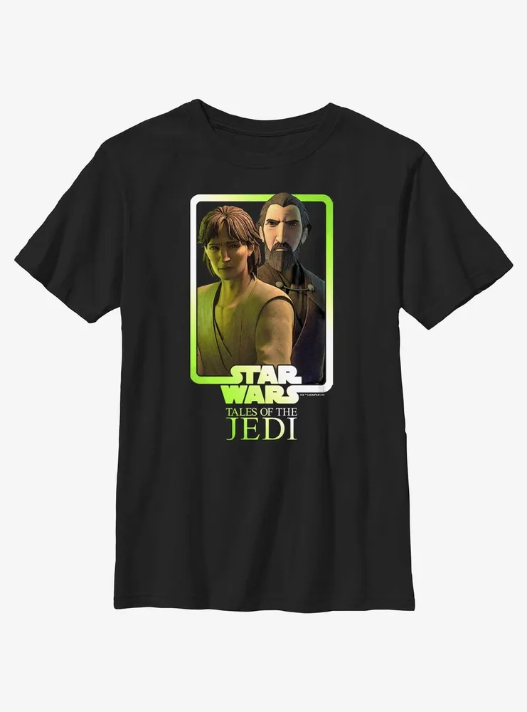 Star Wars: Tales of the Jedi Master and Apprentice Count Dooku Qui-Gon Jinn Youth T-Shirt