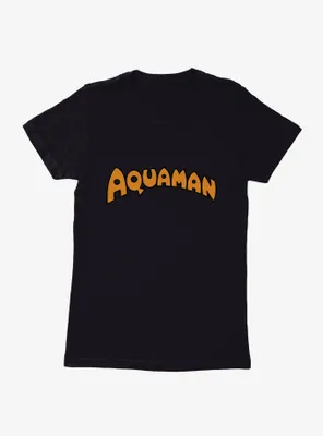 DC Comics Aquaman Vintage Silver Age Logo Womens T-Shirt