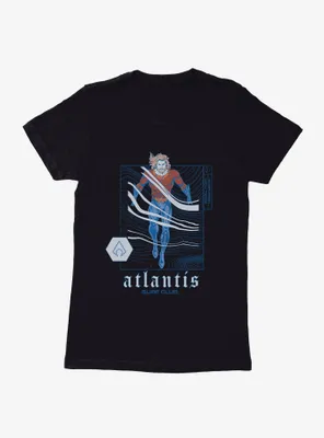 DC Comics Aquaman Classic Atlantis Surf Club Womens T-Shirt