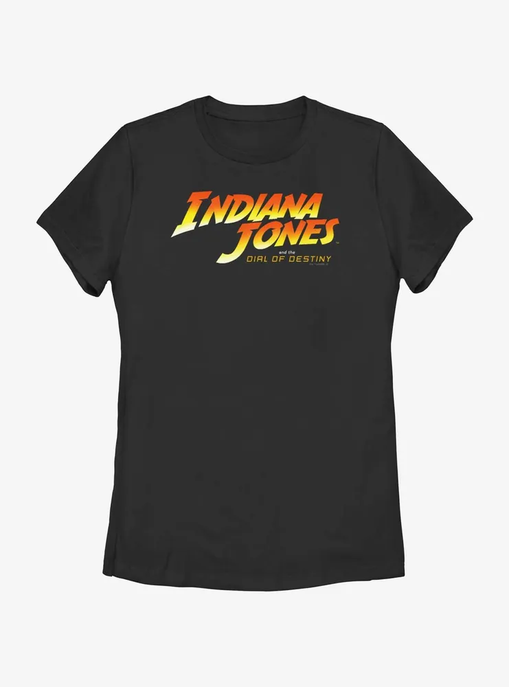 Indiana Jones And The Dial Of Destiny Logo Womens T-Shirt