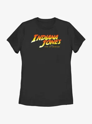 Indiana Jones And The Dial Of Destiny Logo Womens T-Shirt