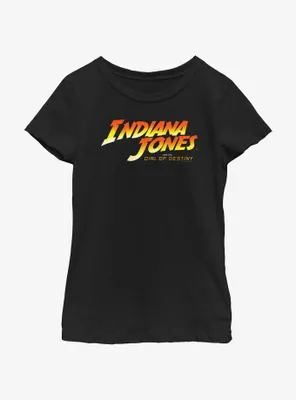 Indiana Jones And The Dial Of Destiny Logo Youth Girls T-Shirt
