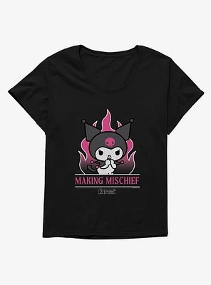 My Melody & Kuromi Making Mischief Girls T-Shirt Plus