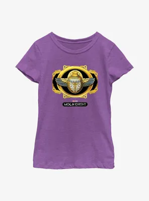 Marvel Moon Knight Scarab Logo Youth Girls T-Shirt