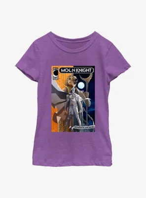 Marvel Moon Knight Summon The Suit Comic Cover Youth Girls T-Shirt