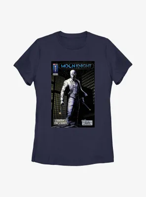 Marvel Moon Knight Embrace The Chaos Comic Cover Womens T-Shirt