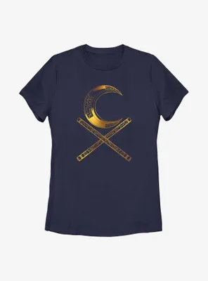Marvel Moon Knight Baton Glyphs Womens T-Shirt