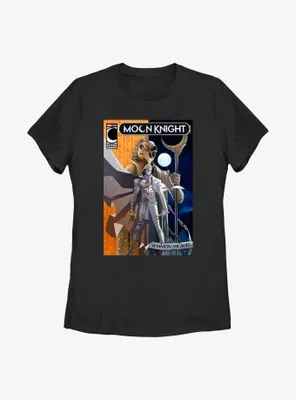 Marvel Moon Knight Summon The Suit Comic Cover Womens T-Shirt