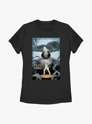 Marvel Moon Knight The Fist Of Vengeance Comic Cover Womens T-Shirt