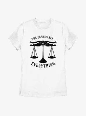 Marvel Moon Knight The Scales See Everything Womens T-Shirt