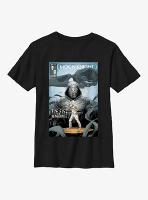 Marvel Moon Knight The Fist Of Vengeance Comic Cover Youth T-Shirt