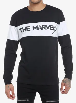 Our Universe Marvel The Marvels Logo Color-Block Long-Sleeve T-Shirt