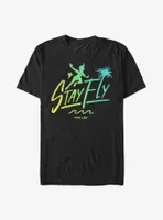 Disney Peter Pan Stay Fly Surf Style  T-Shirt