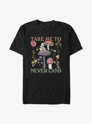 Disney Peter Pan Take Me To Never Land Cottagecore  T-Shirt