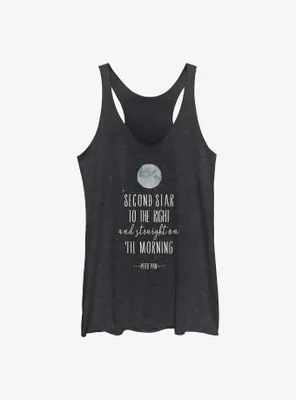 Disney Peter Pan Second Start To The Right Womens Tank Top