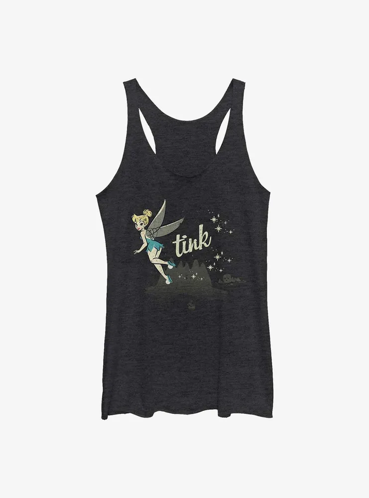 Disney Tinker Bell  Retro Magic Womens Tank Top