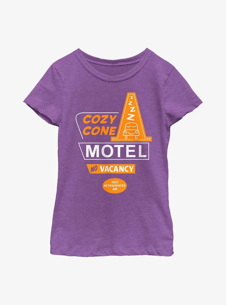 Disney Pixar Cars Cozy Cone Motel Youth Girls T-Shirt