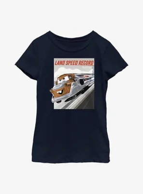 Disney Pixar Cars Land Speed Record Youth Girls T-Shirt