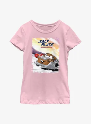 Disney Pixar Cars Salt Flats Land Speed Racing Youth Girls T-Shirt