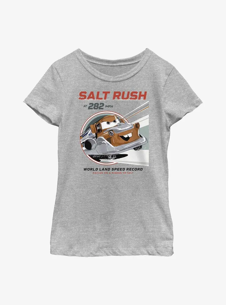 Disney Pixar Cars Salt Rush Mater Youth Girls T-Shirt