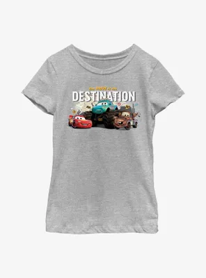 Disney Pixar Cars The Drive Is Destination Youth Girls T-Shirt