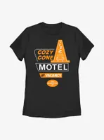 Disney Pixar Cars Cozy Cone Motel Womens T-Shirt