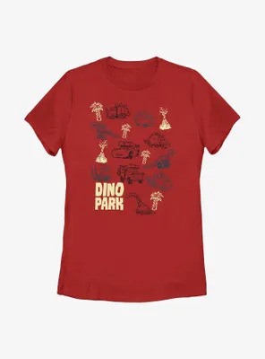 Disney Pixar Cars Dino Park Womens T-Shirt
