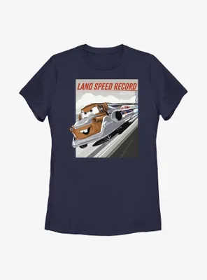 Disney Pixar Cars Land Speed Record Womens T-Shirt