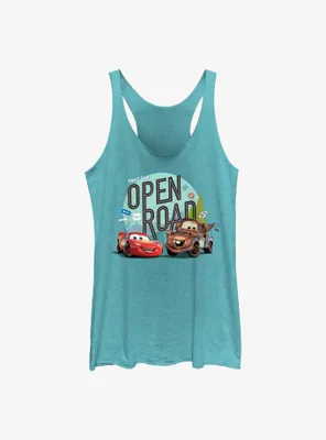 Disney Pixar Cars Take The Open Road Womens Tank Top