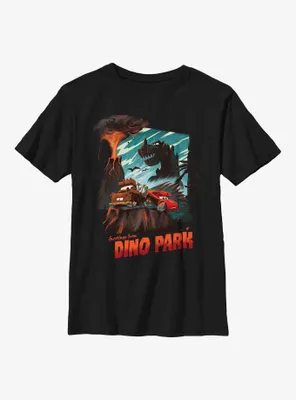 Disney Pixar Cars Greetings From Dino Park Postcard Youth T-Shirt