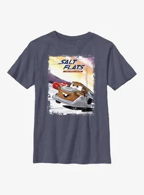 Disney Pixar Cars Salt Flats Land Speed Racing Youth T-Shirt