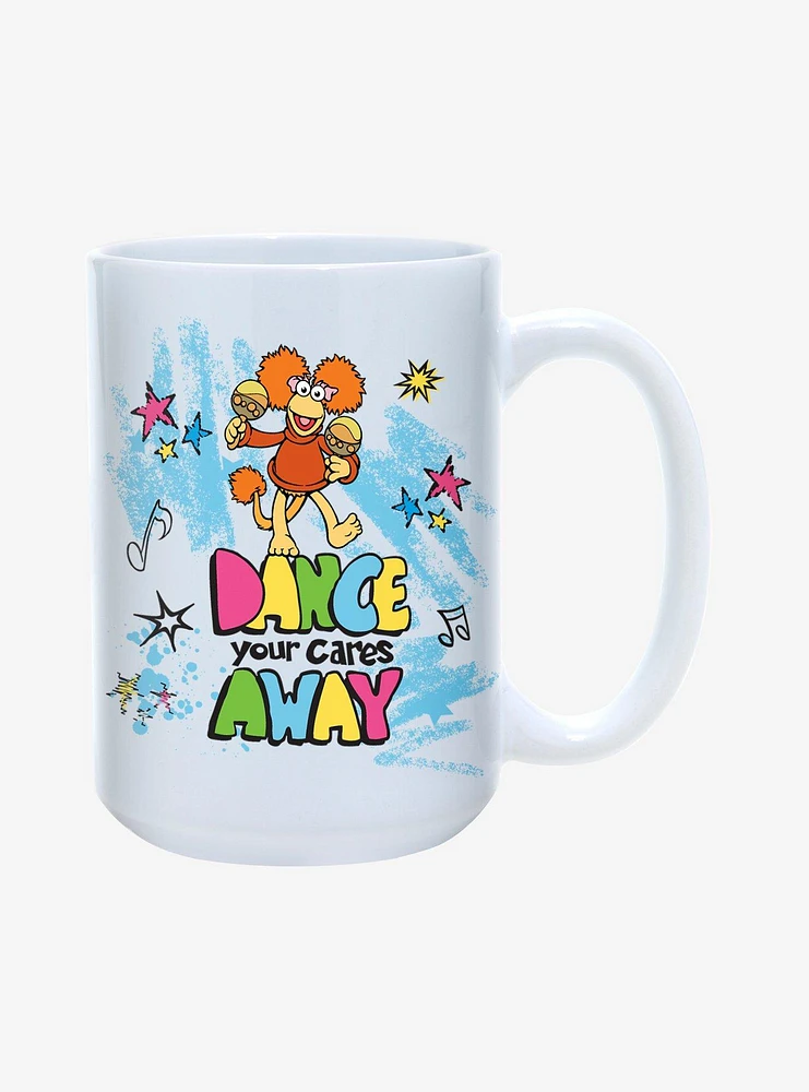 Jim Henson's Fraggle Rock Red Dance Your Cares Away Mug 15oz