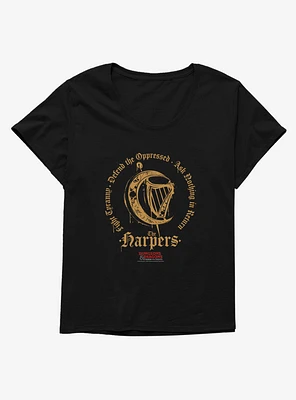 Dungeons & Dragons: Honor Among Thieves The Harpers Organization Girls T-Shirt Plus