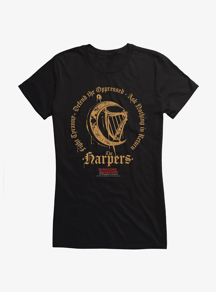 Dungeons & Dragons: Honor Among Thieves The Harpers Organization Girls T-Shirt