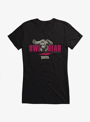 Dungeons & Dragons: Honor Among Thieves Owlbear Pose Girls T-Shirt