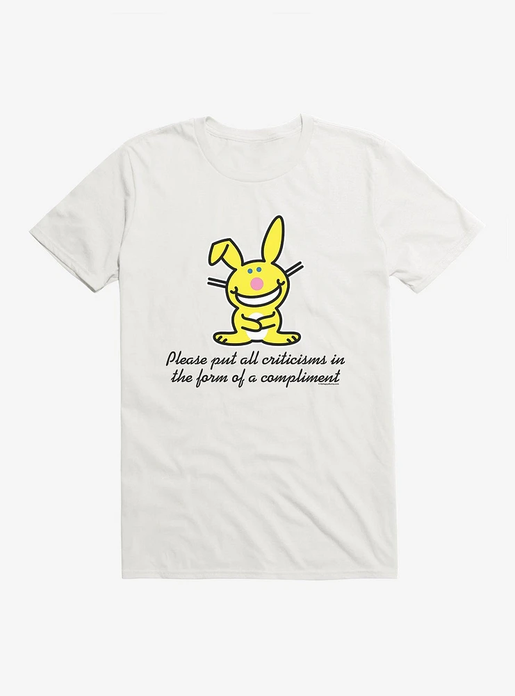 It's Happy Bunny Compliments Only T-Shirt
