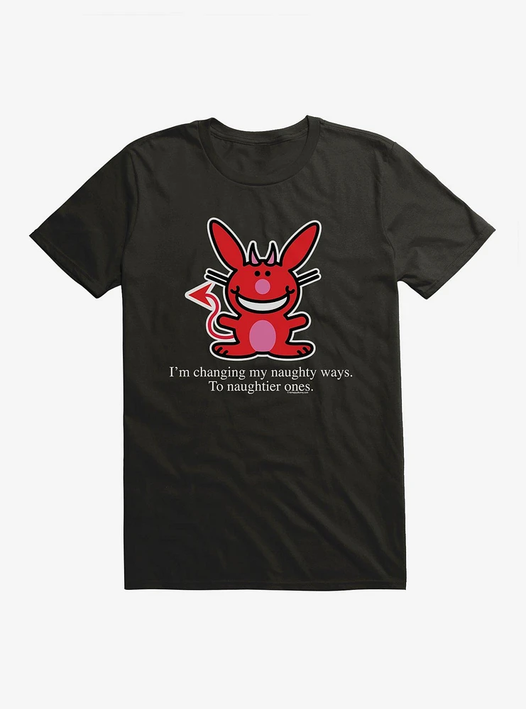 It's Happy Bunny Naughtier Ways T-Shirt