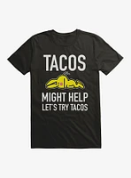 It's Happy Bunny Tacos Might Help T-Shirt