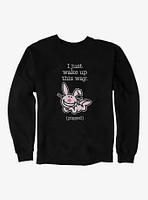 It's Happy Bunny I Wake Up Pissed Sweatshirt