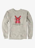 It's Happy Bunny Naughtier Ways Sweatshirt