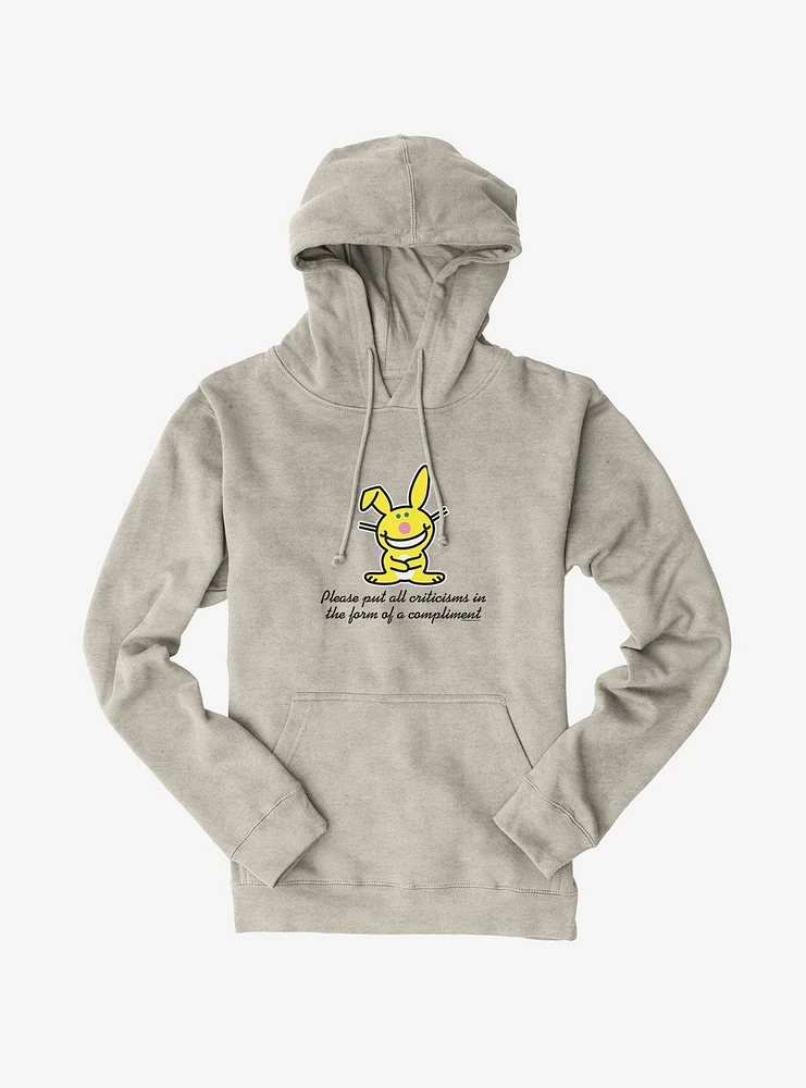 It's Happy Bunny Compliments Only Hoodie