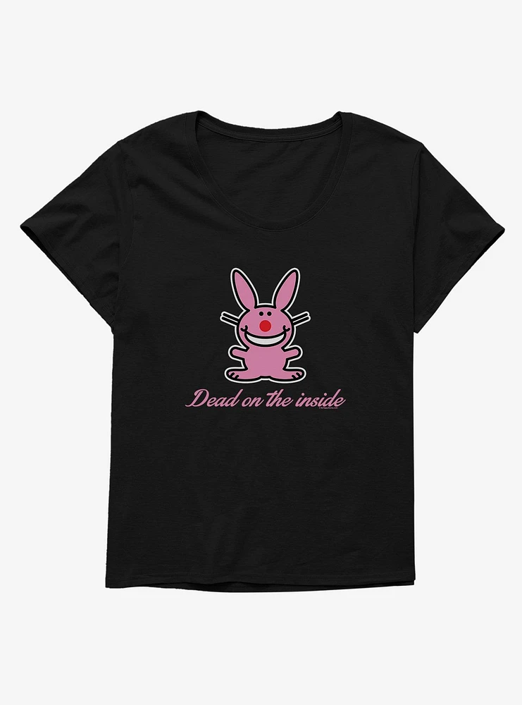 It's Happy Bunny Dead Inside Girls T-Shirt Plus