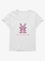 It's Happy Bunny Dead Inside Girls T-Shirt Plus