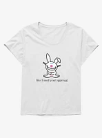 It's Happy Bunny Don't Need Your Approval Girls T-Shirt Plus