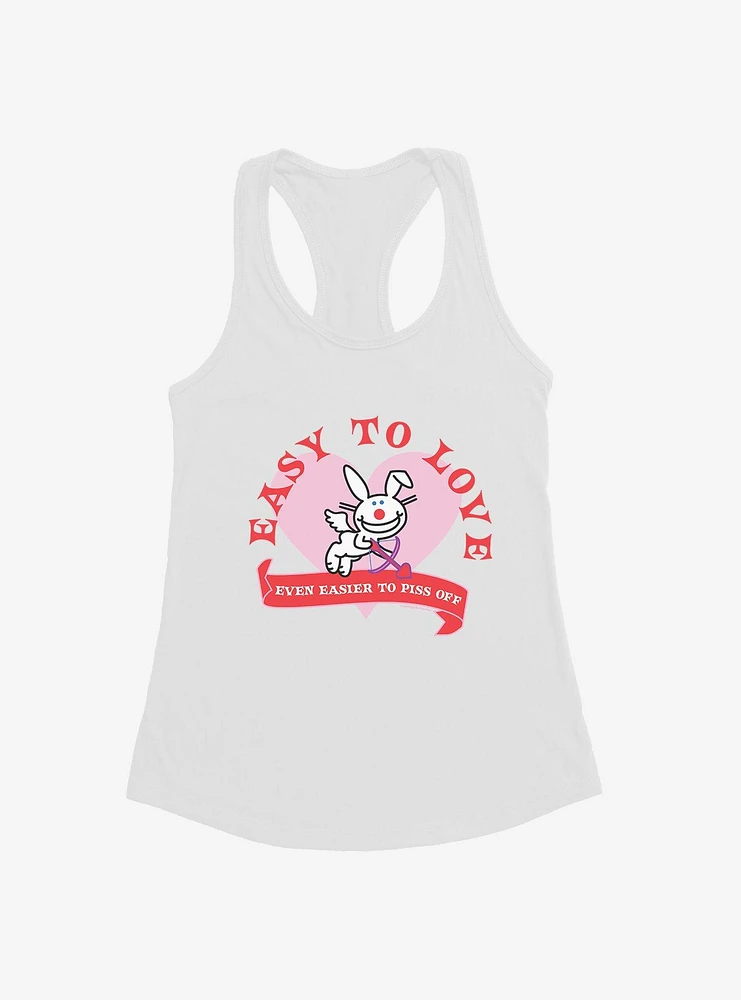 It's Happy Bunny Easy To Love Girls Tank