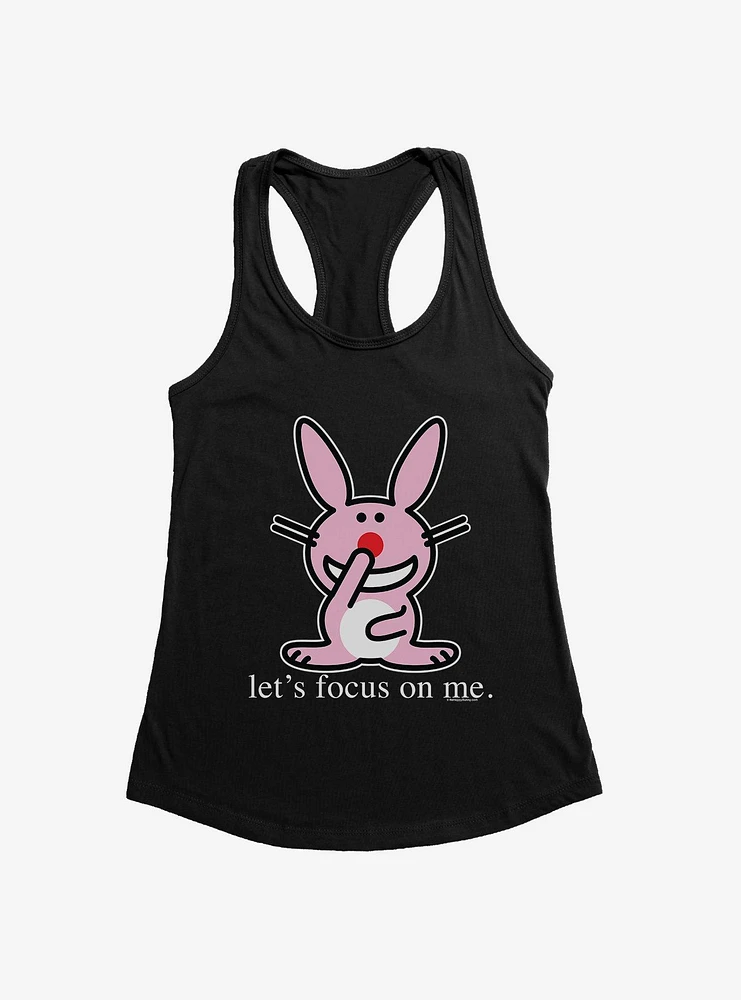 It's Happy Bunny Focus On Me Girls Tank