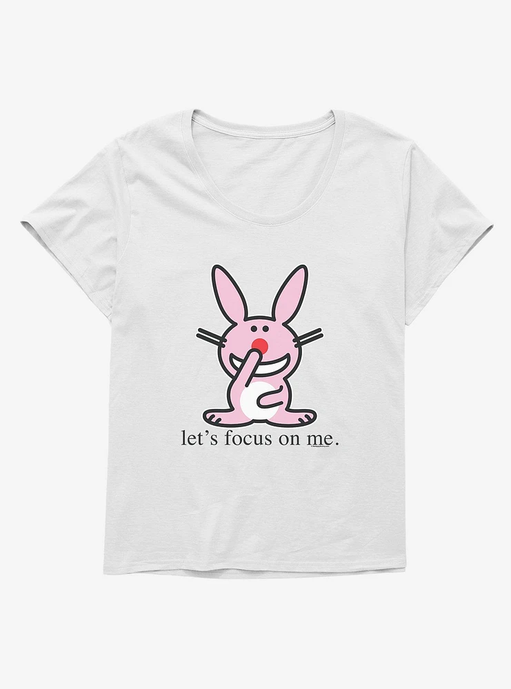 It's Happy Bunny Focus On Me Girls T-Shirt Plus