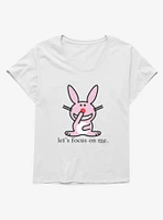 It's Happy Bunny Focus On Me Girls T-Shirt Plus